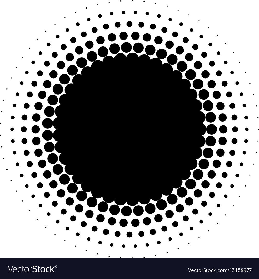 Abstract Radial Dot Pattern