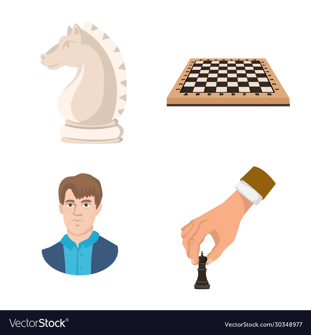 Chess and game icon set vector image Chess and game icon set
