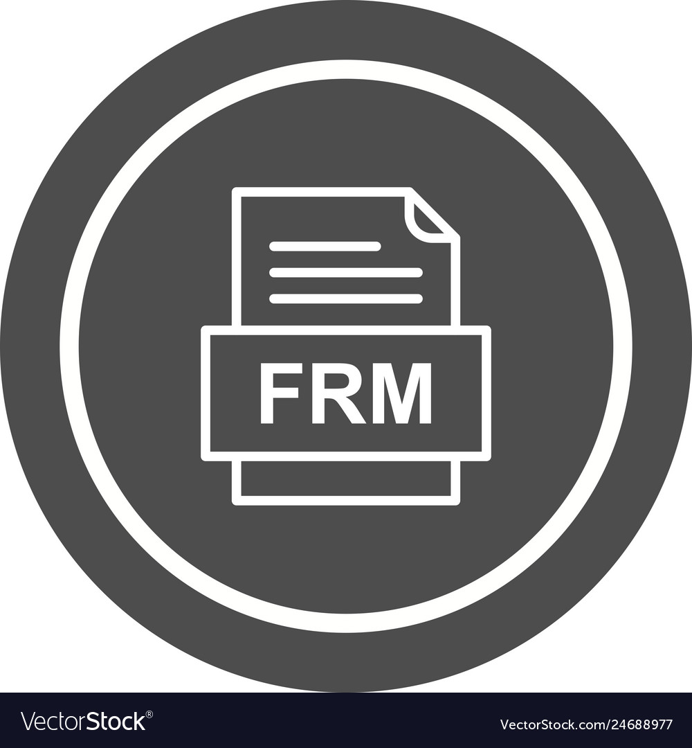 Frm file document icon