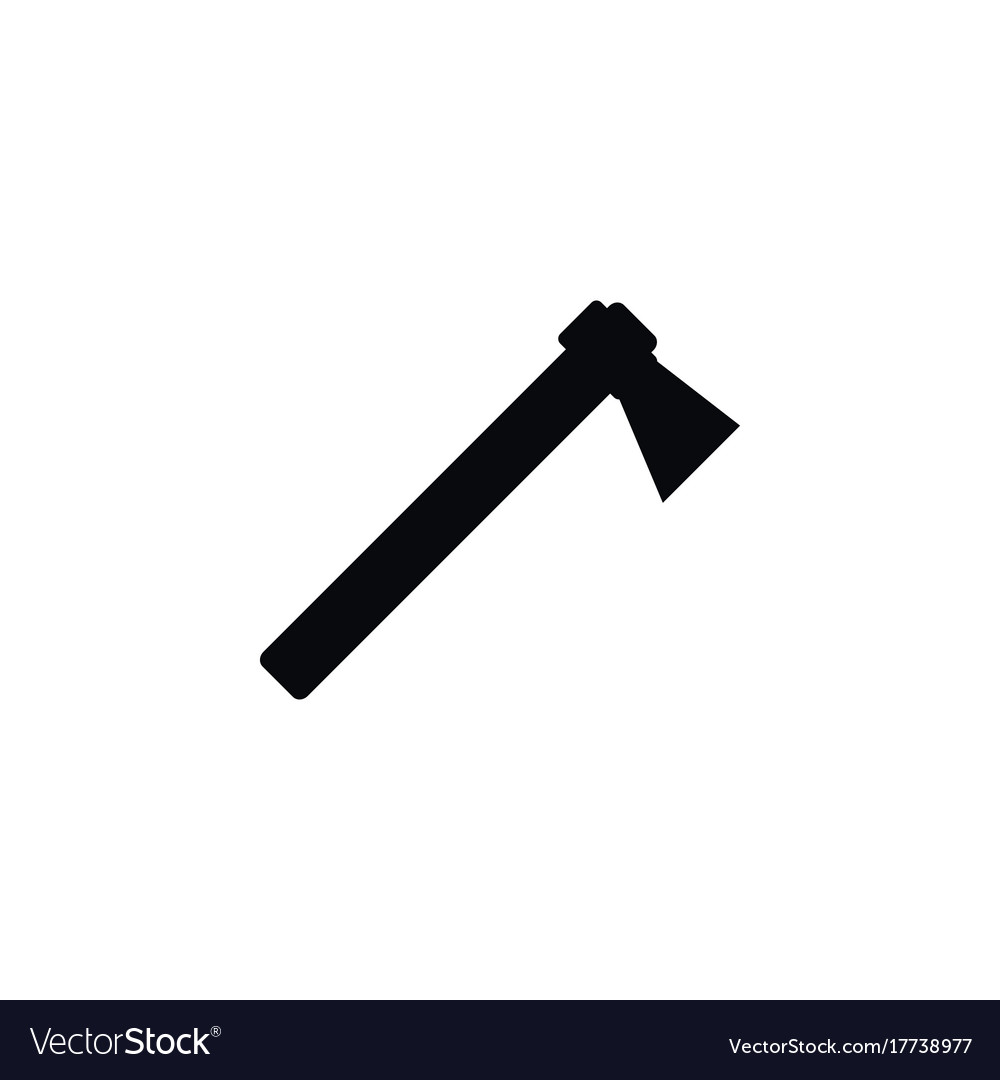 Isolated ax icon axe element can be used