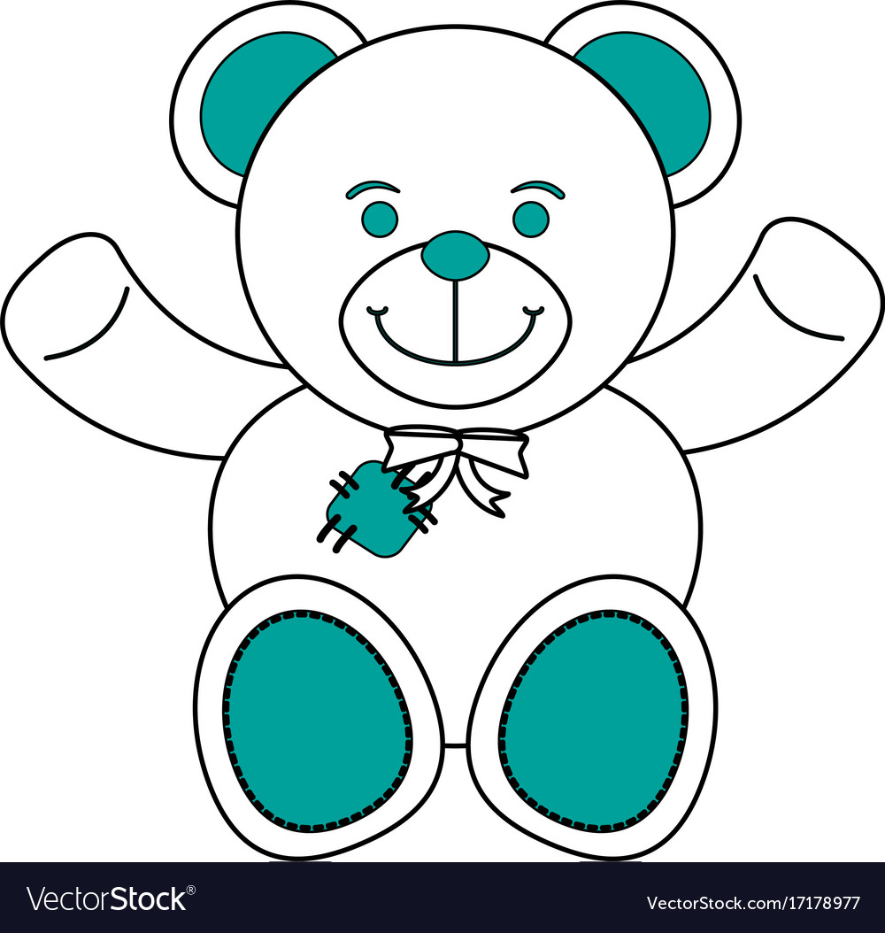Isolated Teddy Bear Design Royalty Free Vector Image Isolated Teddy Bear Design Royalty Free Vector Image