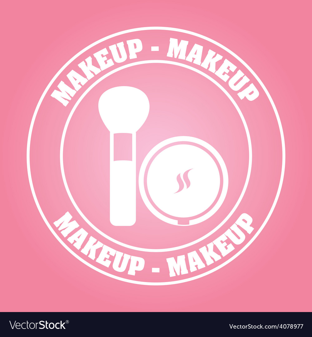 Makeup kit Royalty Free Vector Image VectorStock