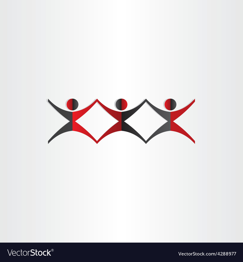 People dancing abstract design element
