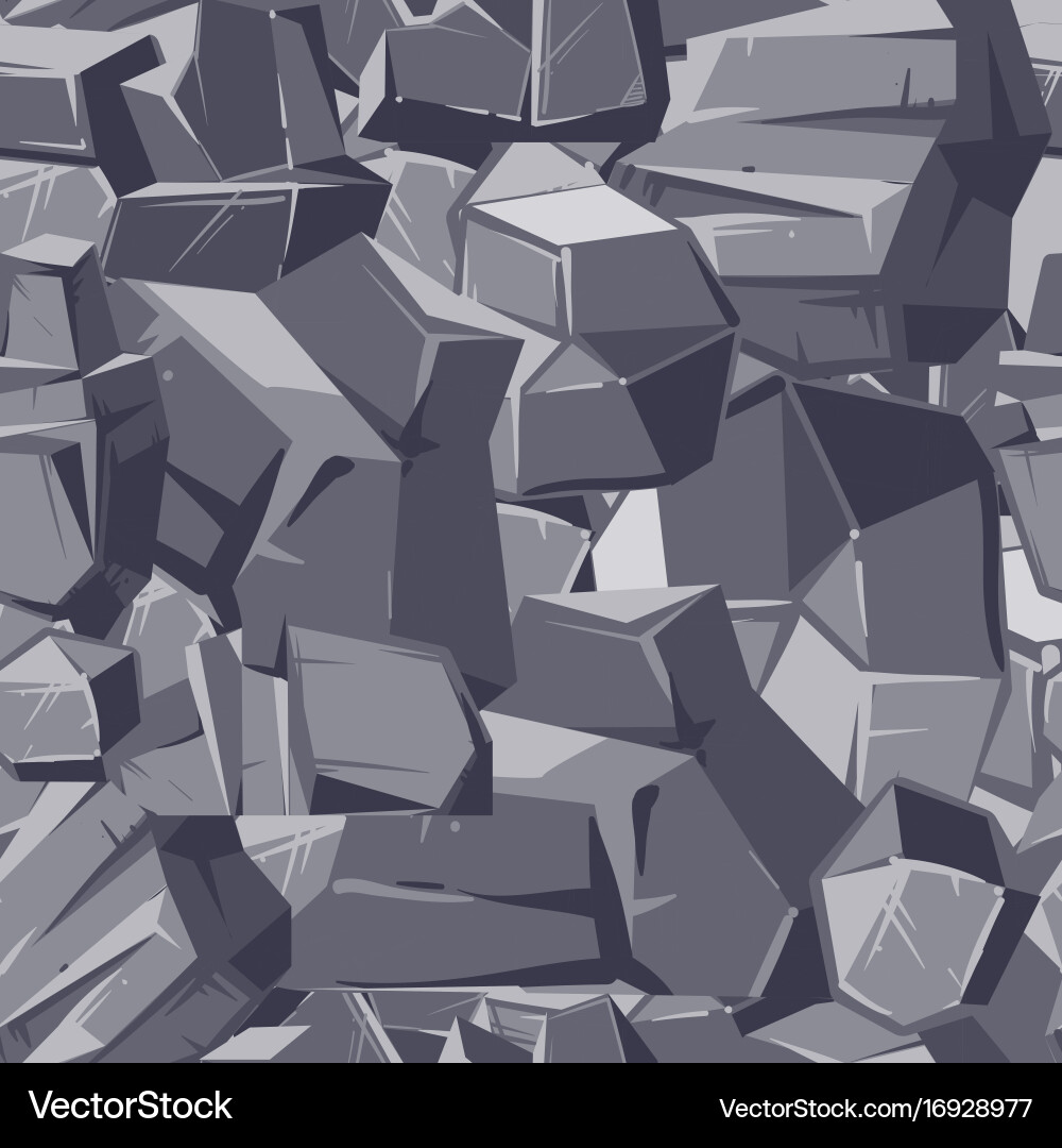 Stone gray seamless texture Royalty Free Vector Image