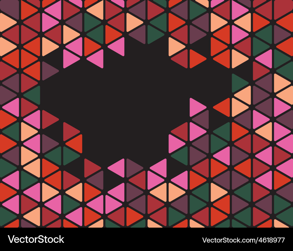 Triangle background Royalty Free Vector Image - VectorStock