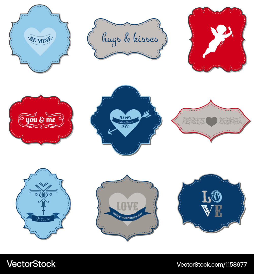 Vintage frames and design elements Royalty Free Vector Image