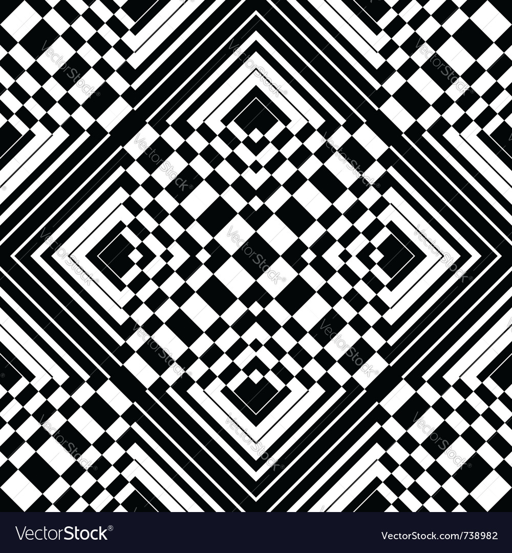 Dynamic Black and White Checkerboard Pattern