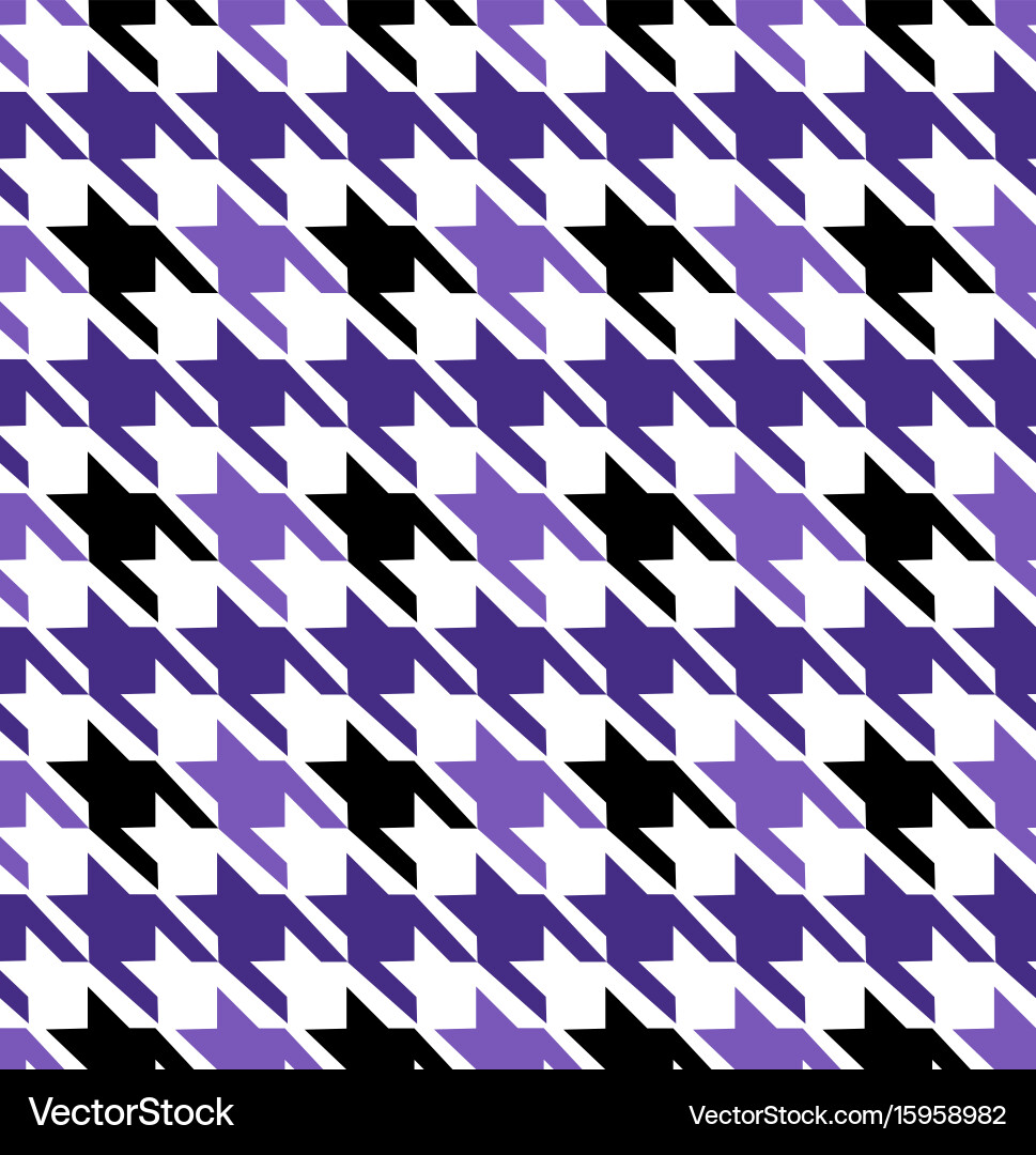 Hounds tooth seamless pattern Royalty Free Vector Image