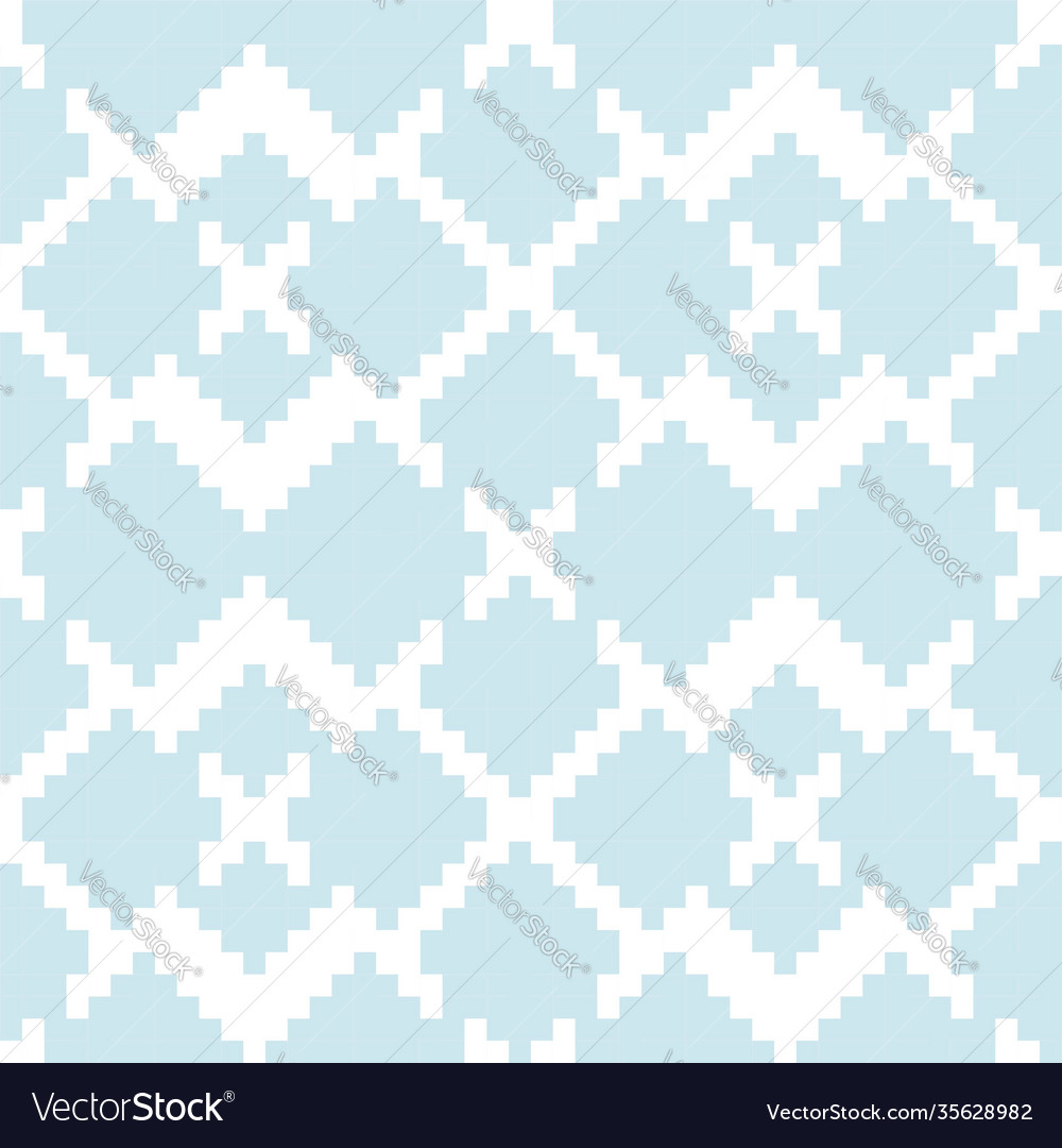 Ice blue argyle seamless pattern background vector image Ice blue argyle seamless pattern background