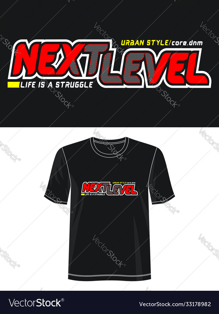 Next level Vector Image Next level