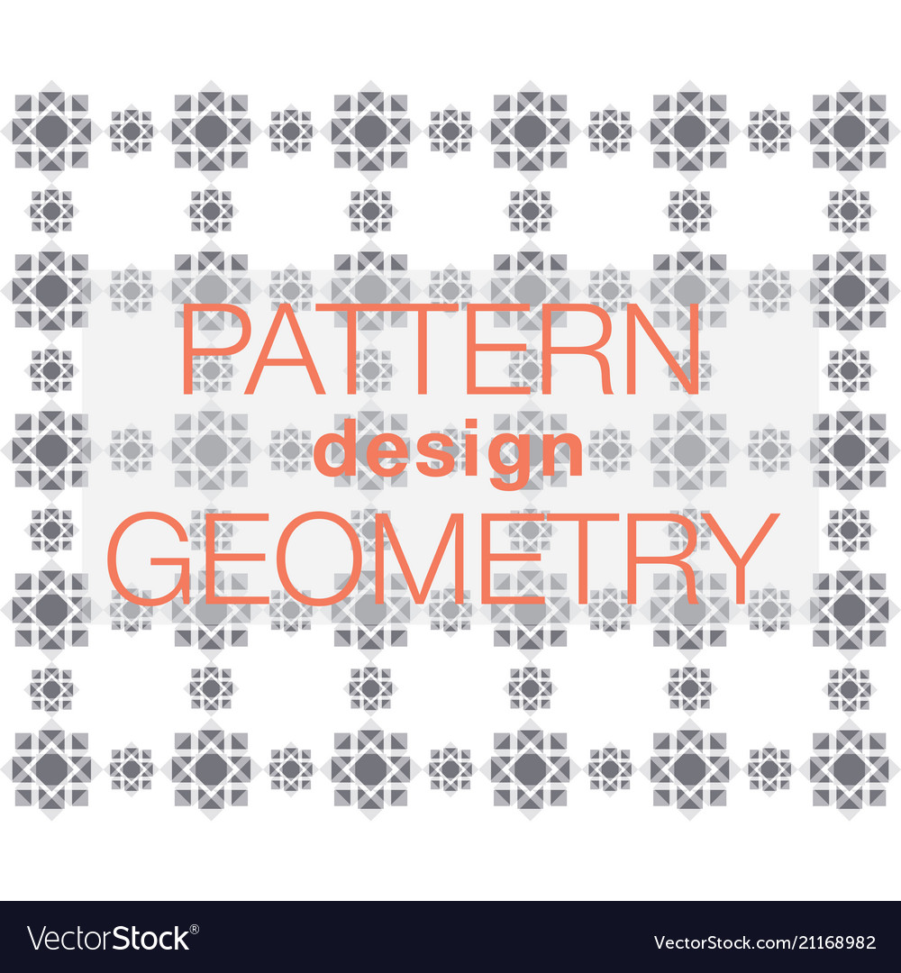 Seamless pattern in colors with geometric