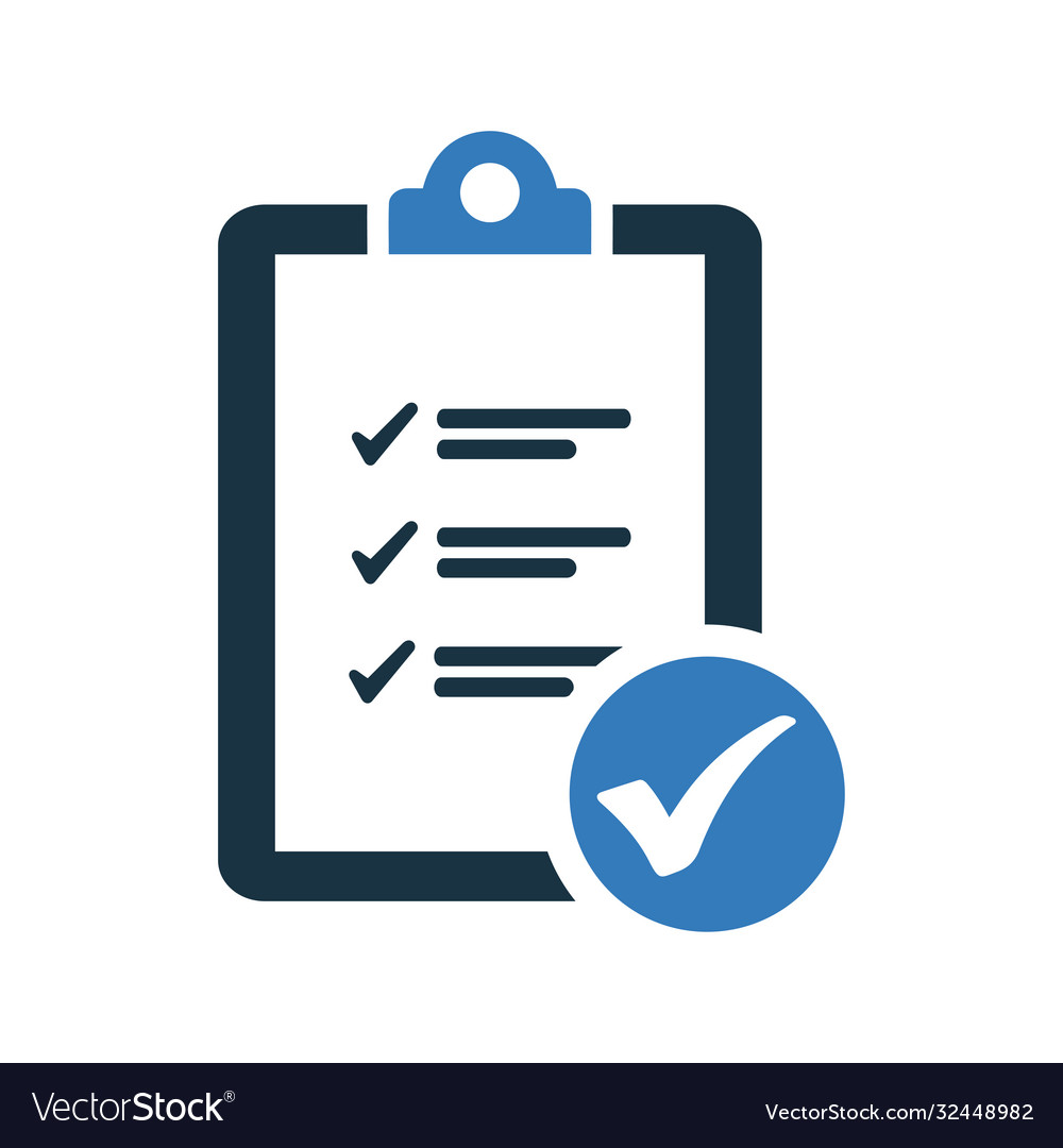 Tasks check checklist icon design