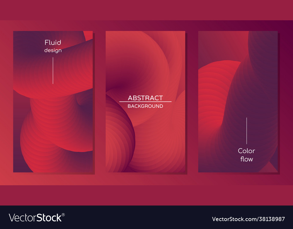 Abstract geometric red background with 3d twisted vector image Abstract geometric red background with 3d twisted