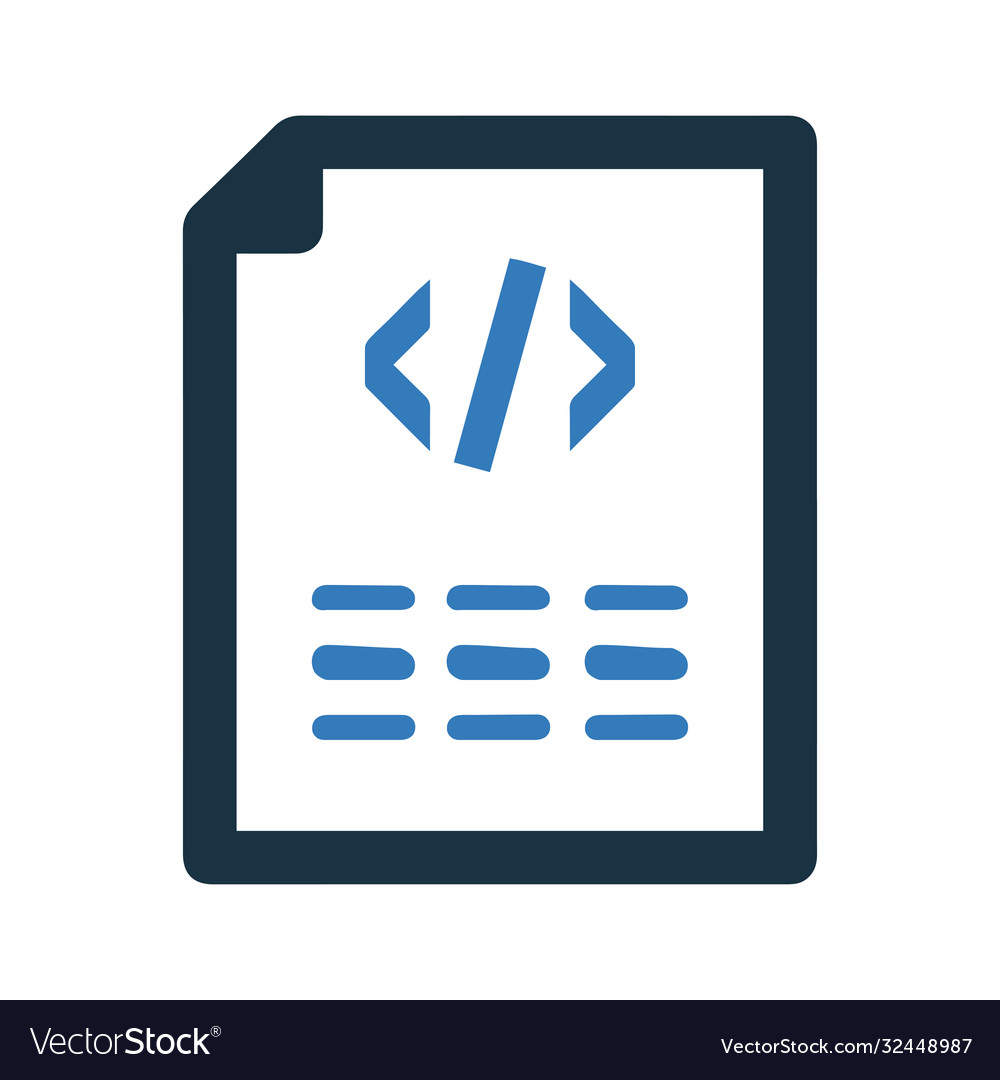 Coding html code icon design