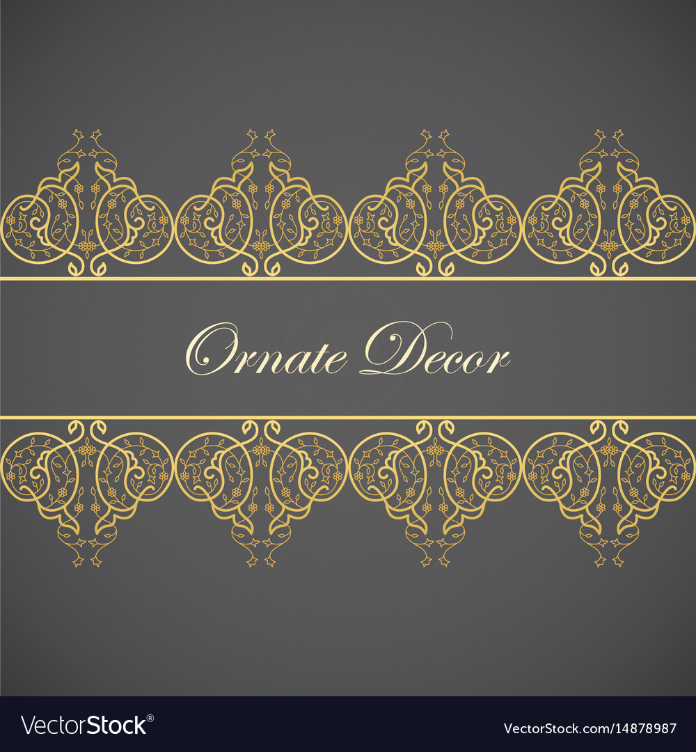 Decorative frame elegant element