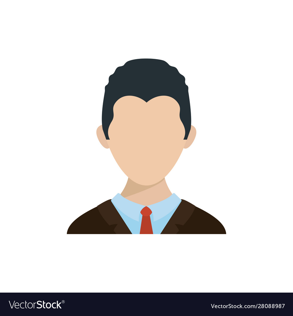 Isolated Man Head Design Royalty Free Vector Image