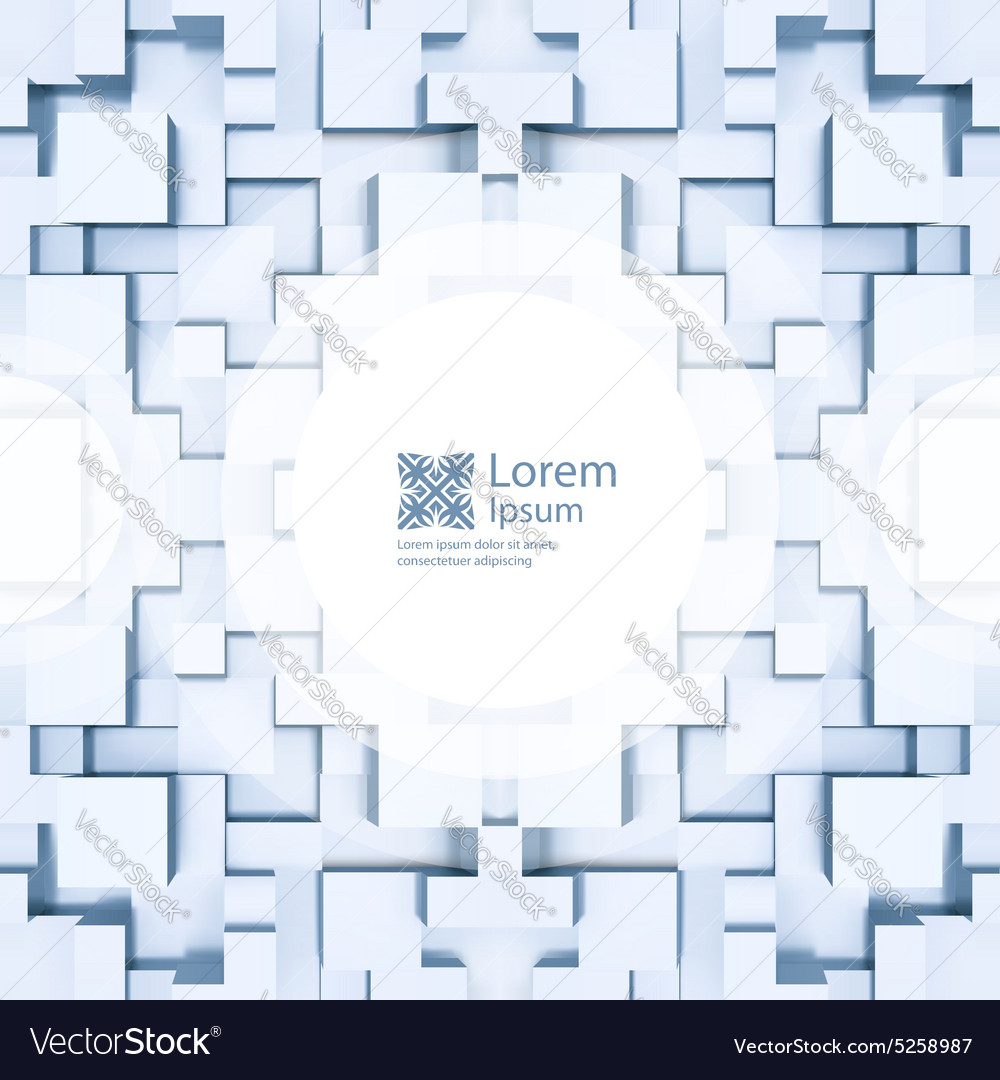 Modern 3D Block Background