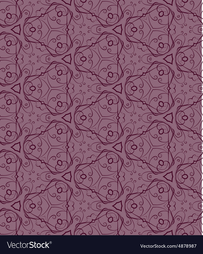 Retro decorative seamless pattern endless