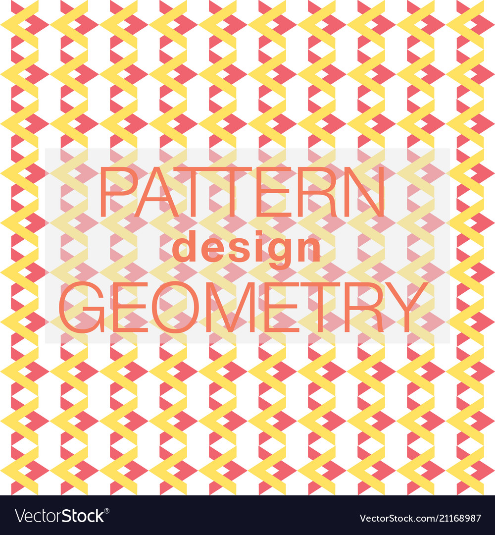 Seamless pattern in colors with geometric