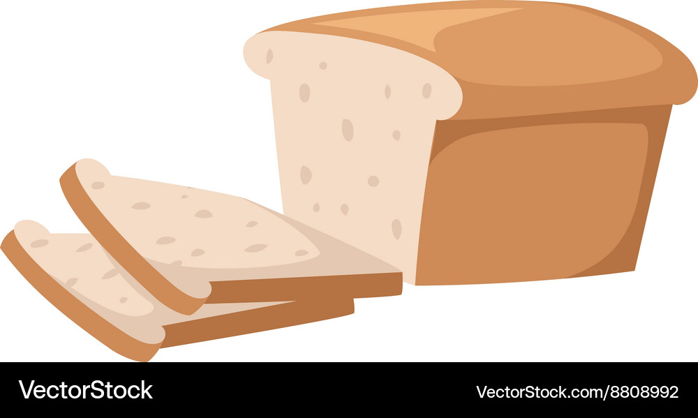Bread slices Royalty Free Vector Image - VectorStock