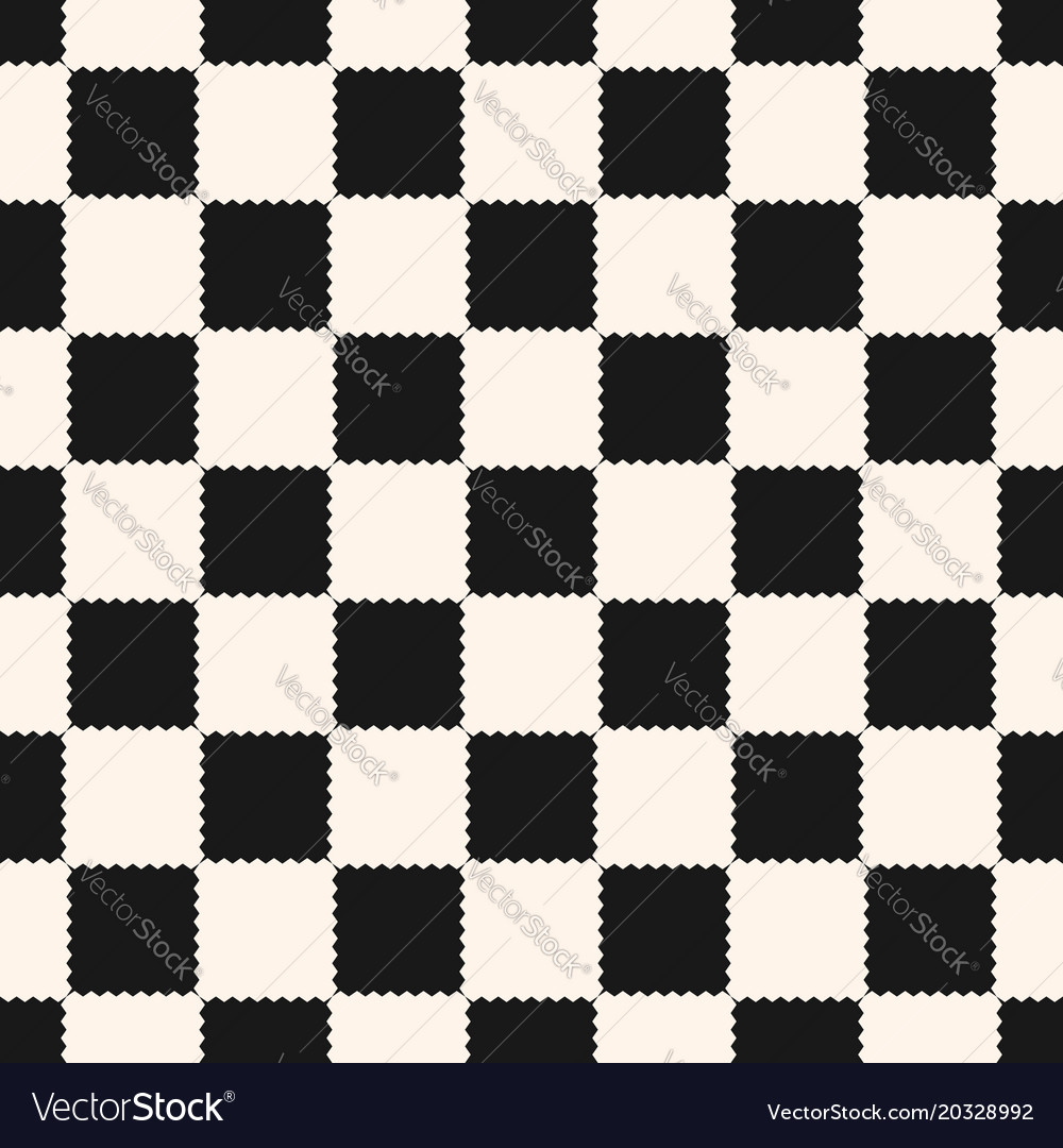 Jagged Checkerboard Pattern