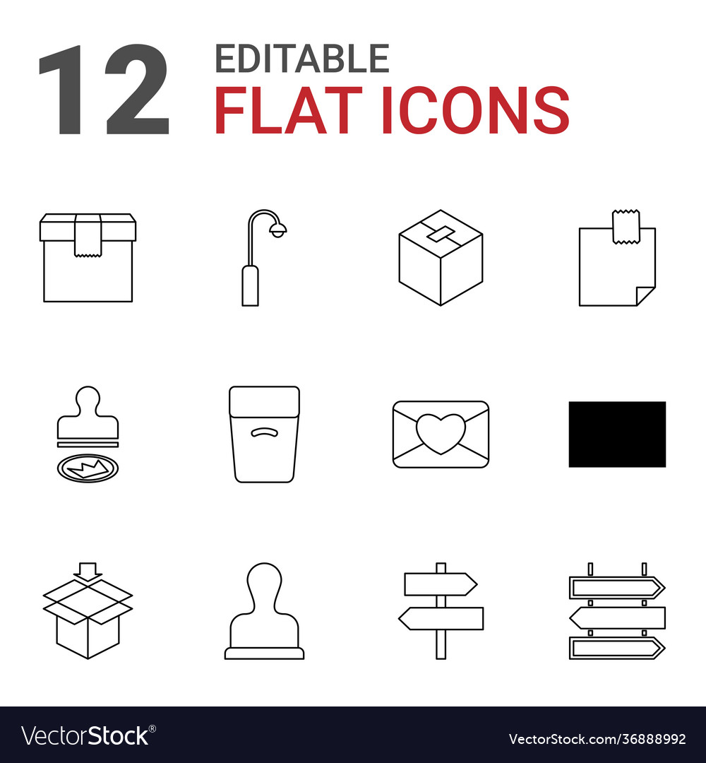 Post icons Vector Image Post icons