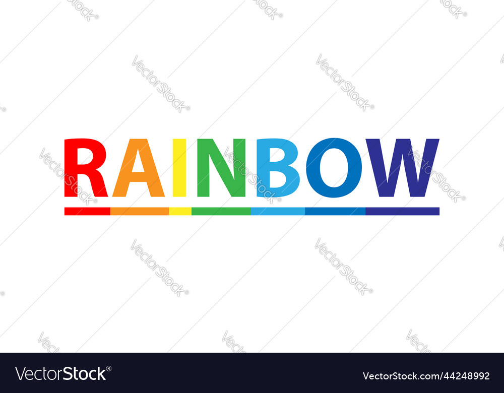 Rainbow colorful abstract design color graphic