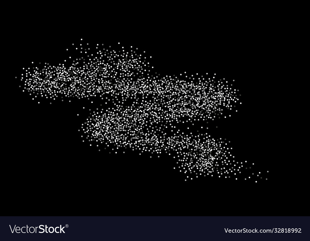 Silver confetti Royalty Free Vector Image - VectorStock