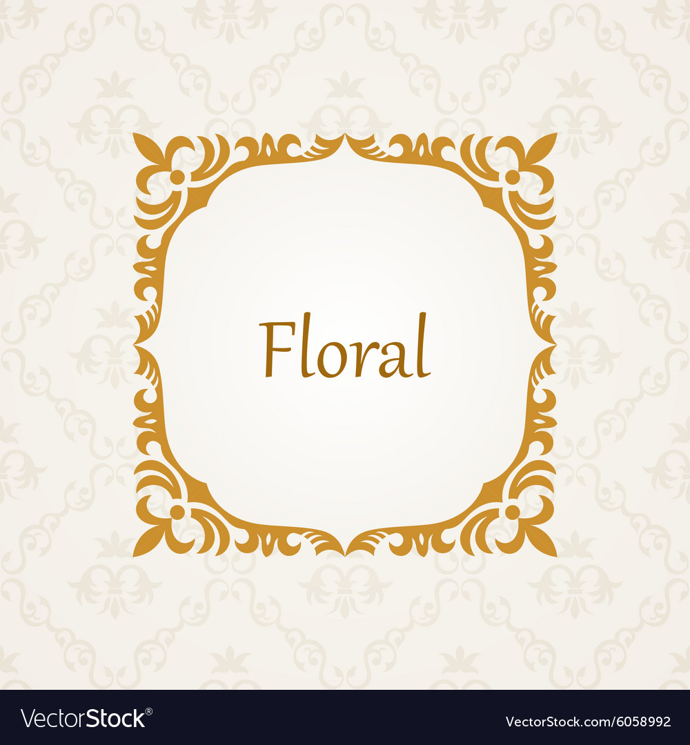 Vintage Blumenrahmen