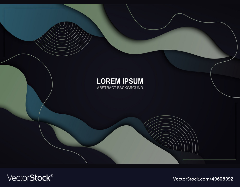 Wavy shape with lines background