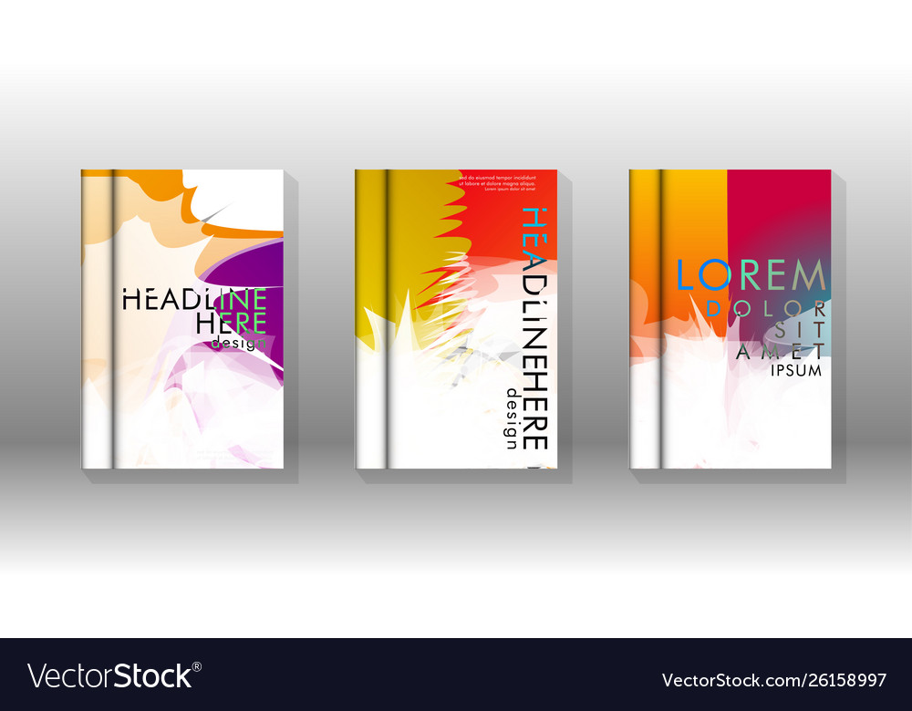 Design background cover with colorful abstract vector image Design background cover with colorful abstract