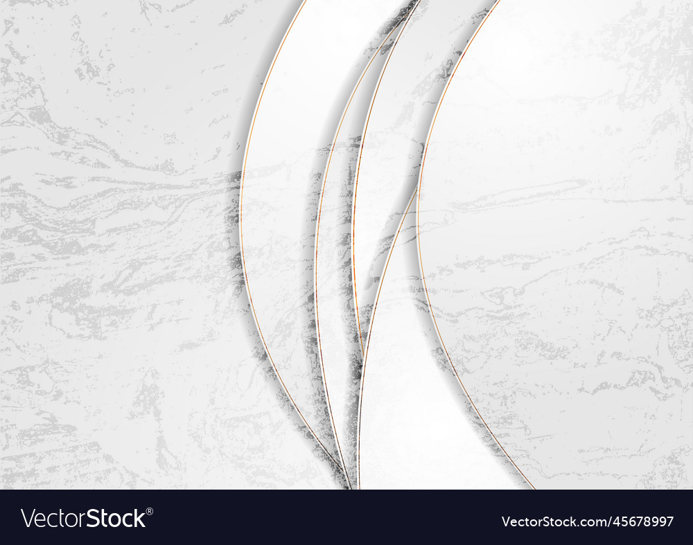 Grey grunge abstract corporate wavy background