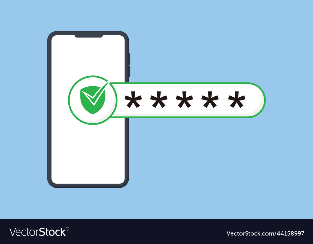 Smartphone and security password field design