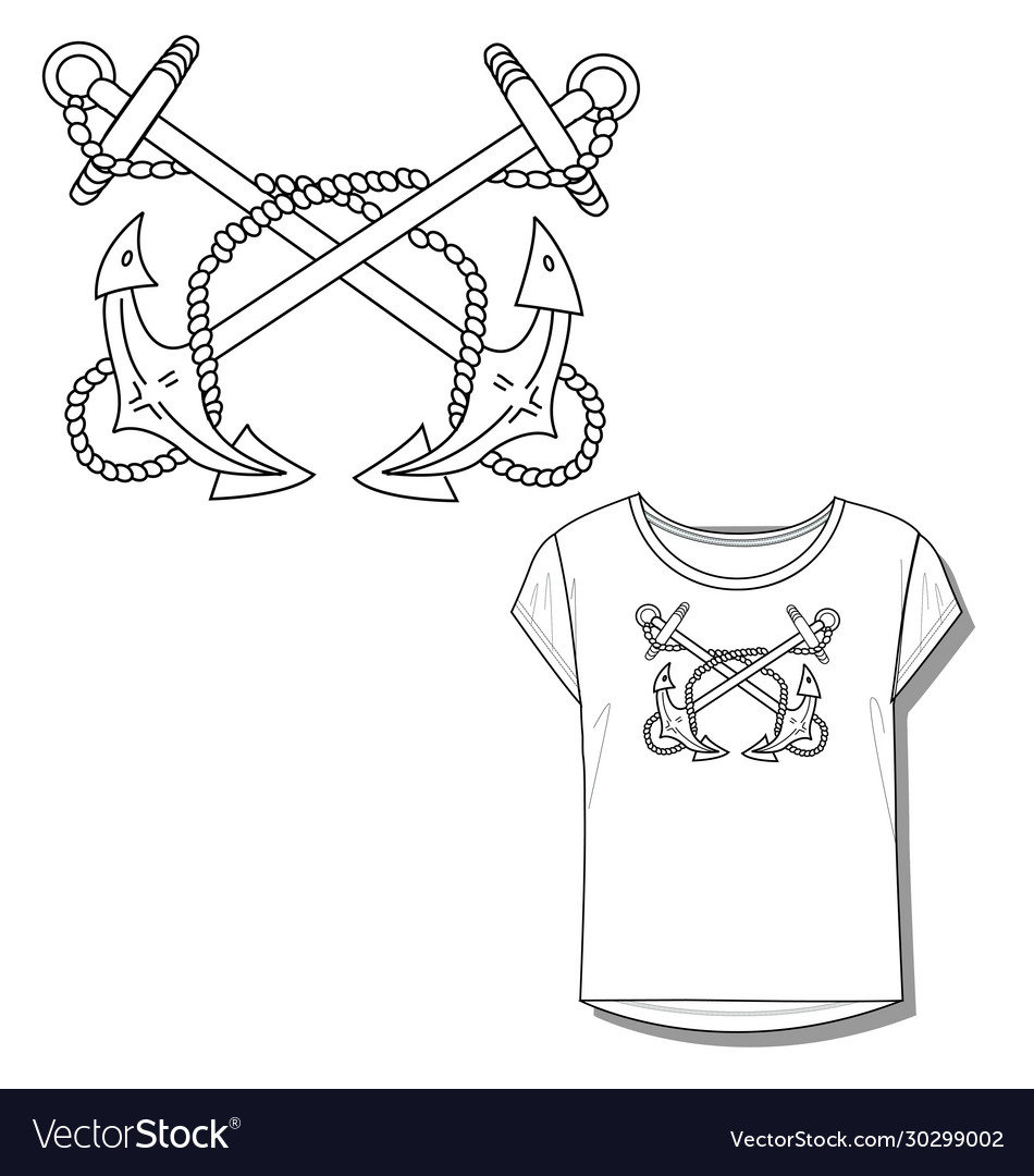 Anchor Tshirt Grafik