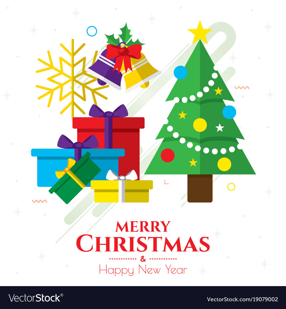 Christmas icons internet banner background