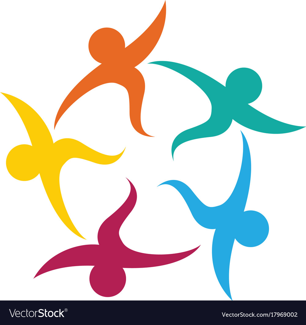 Community care logo Royalty Free Vector Image - VectorStock