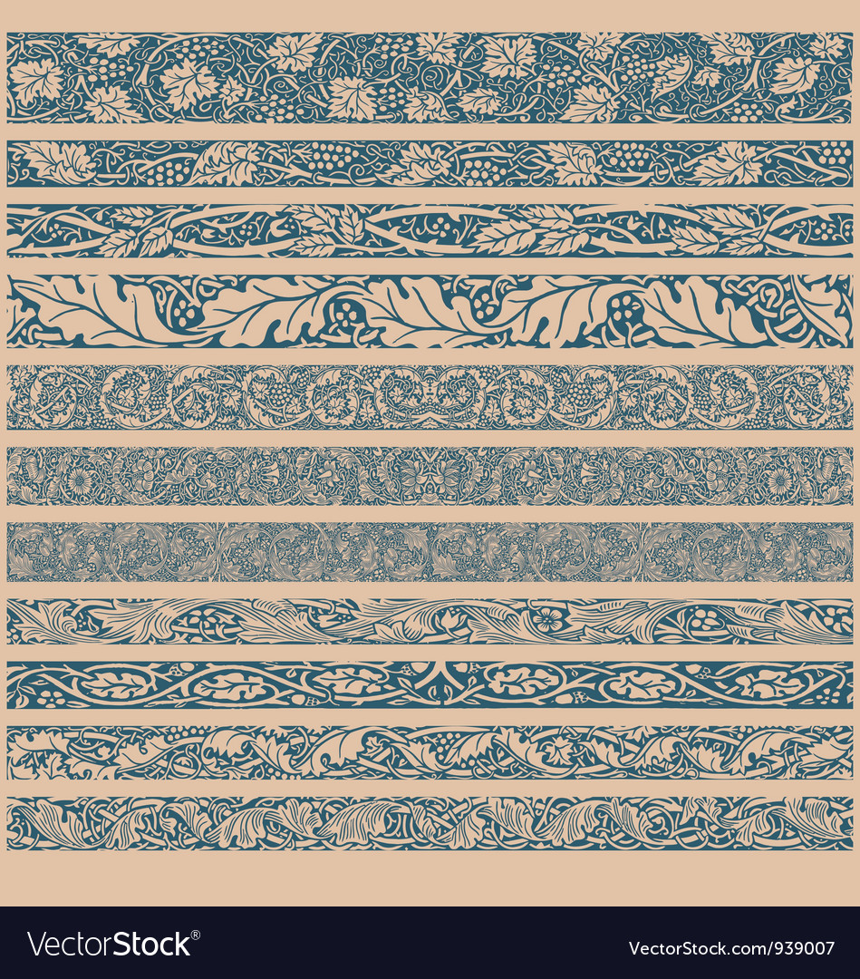 Botanical Border Patterns