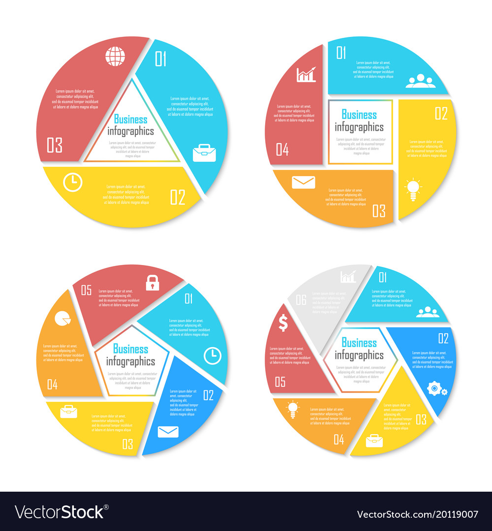 Circle Diagram Templates - Infographics & Charts
