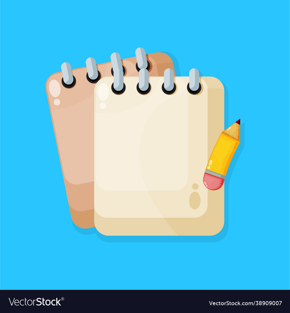 Notebook with a pencil icon