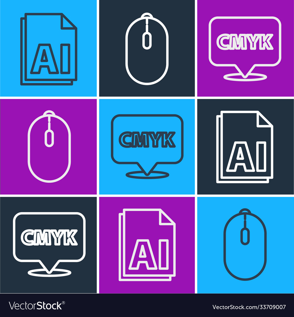 Set line ai file document speech bubble with text vector image Set line ai file document speech bubble with text