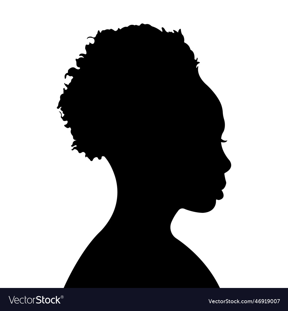 Silhouette of a black woman8