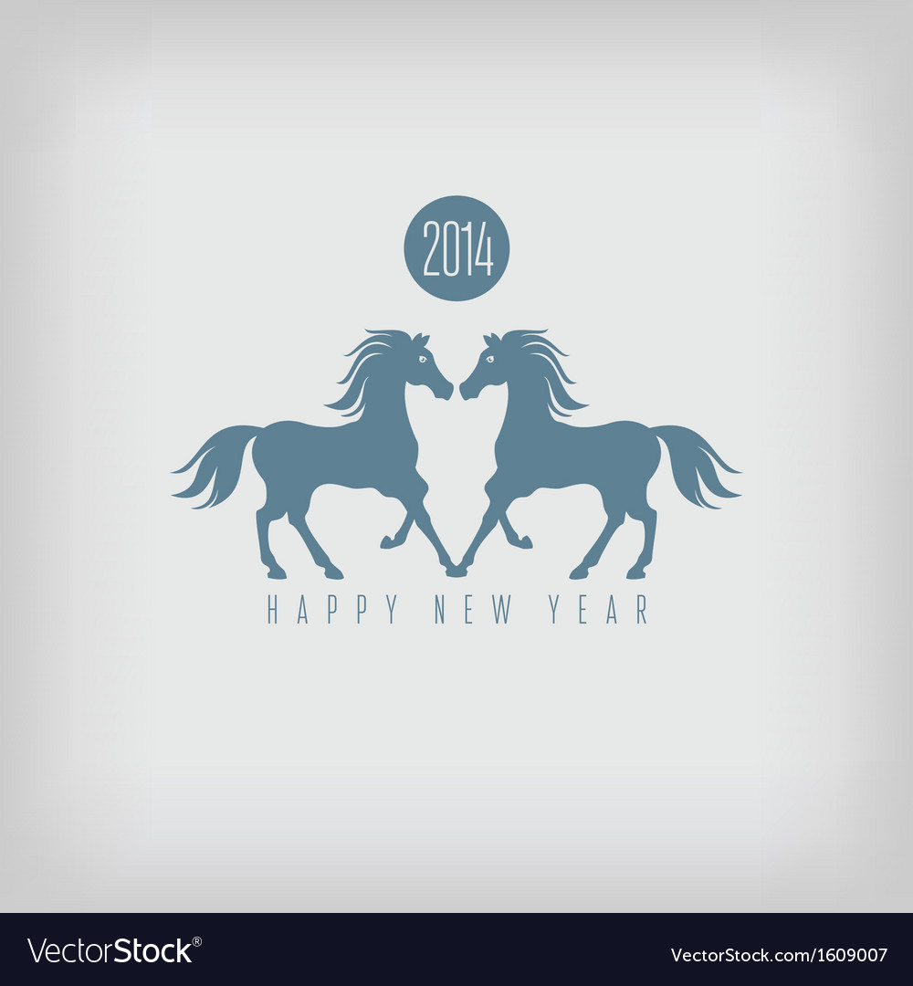 Year of the horse Royalty Free Vector Image - VectorStock