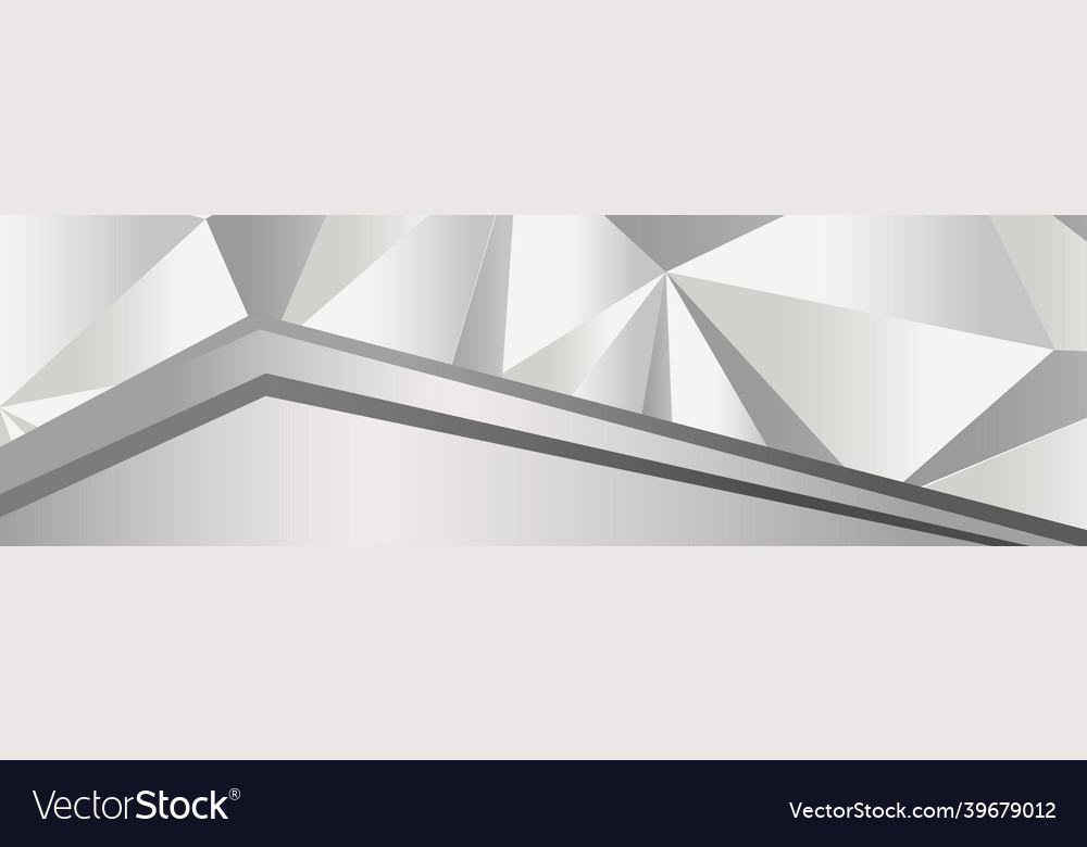 Abstract blue gradient triangles of different