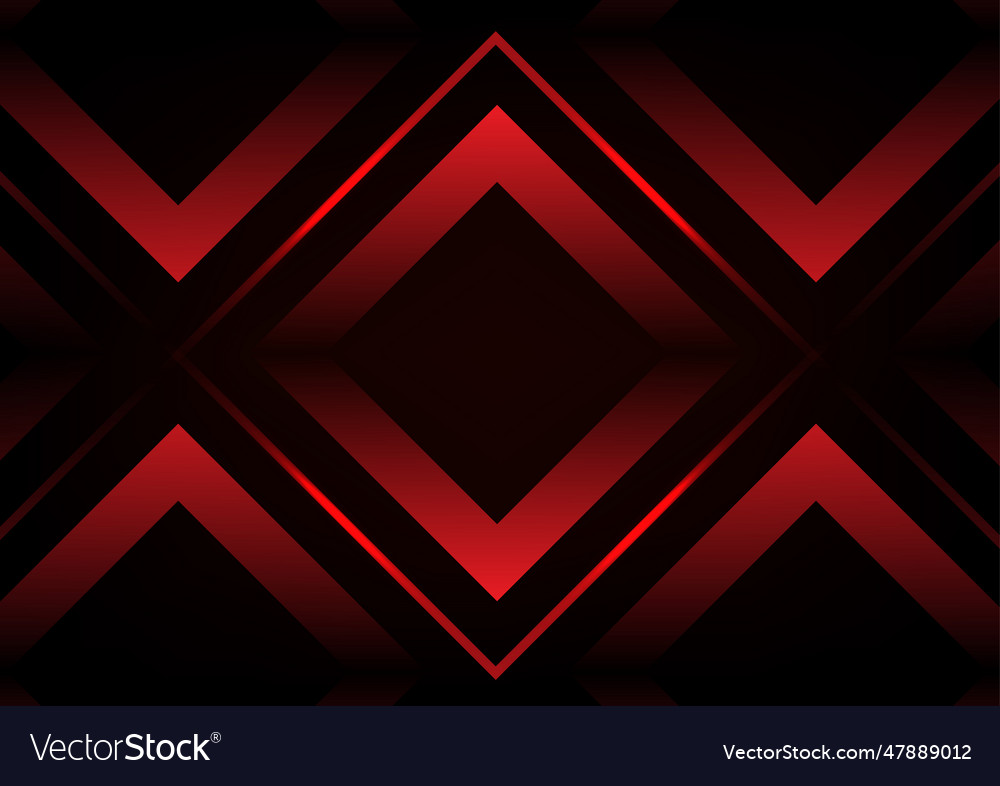 Abstract triangle square center pattern red line Vector Image Abstract triangle square center pattern red line