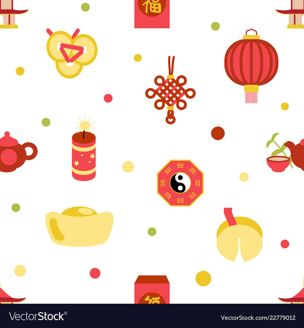 Chinese New Year Celebration Pattern