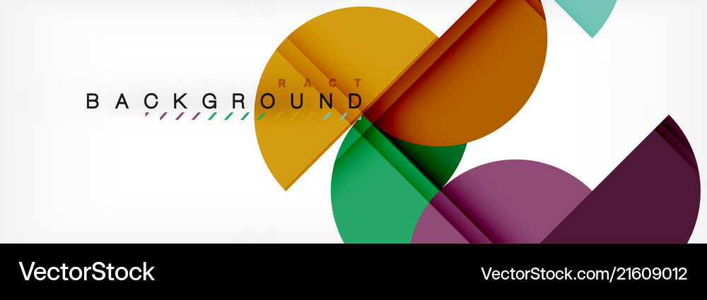 Circle abstract background geometric Royalty Free Vector