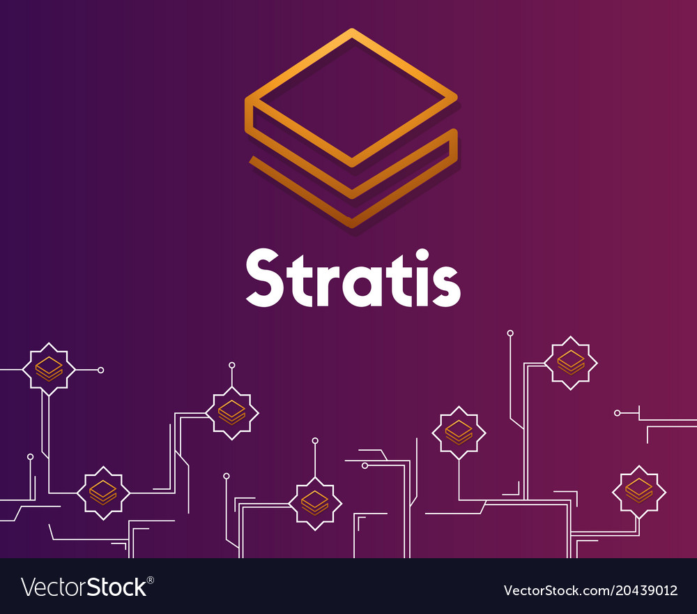 Cryptocurrency stratis blockchain network circuit