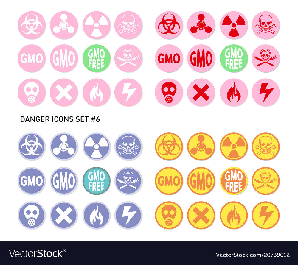 Danger Icons Set