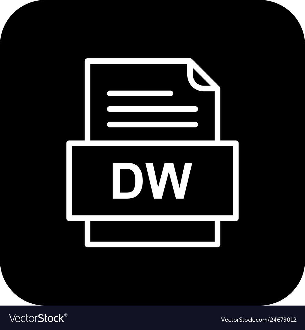 Dw file document icon