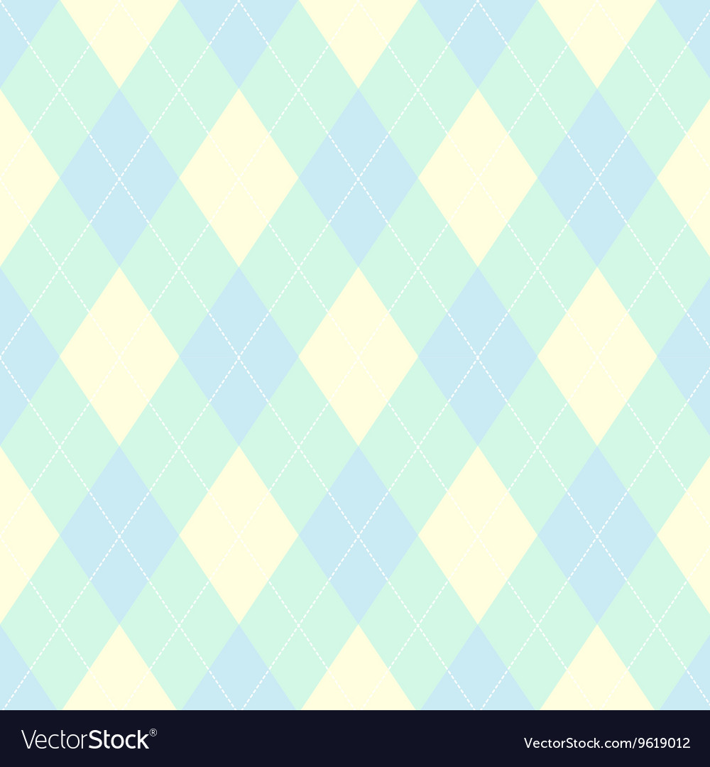 Seamless argyle pattern diamond shapes background
